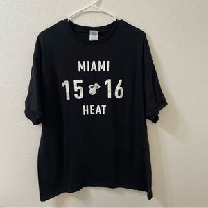 Fox sun Miami heat t shirt black xl